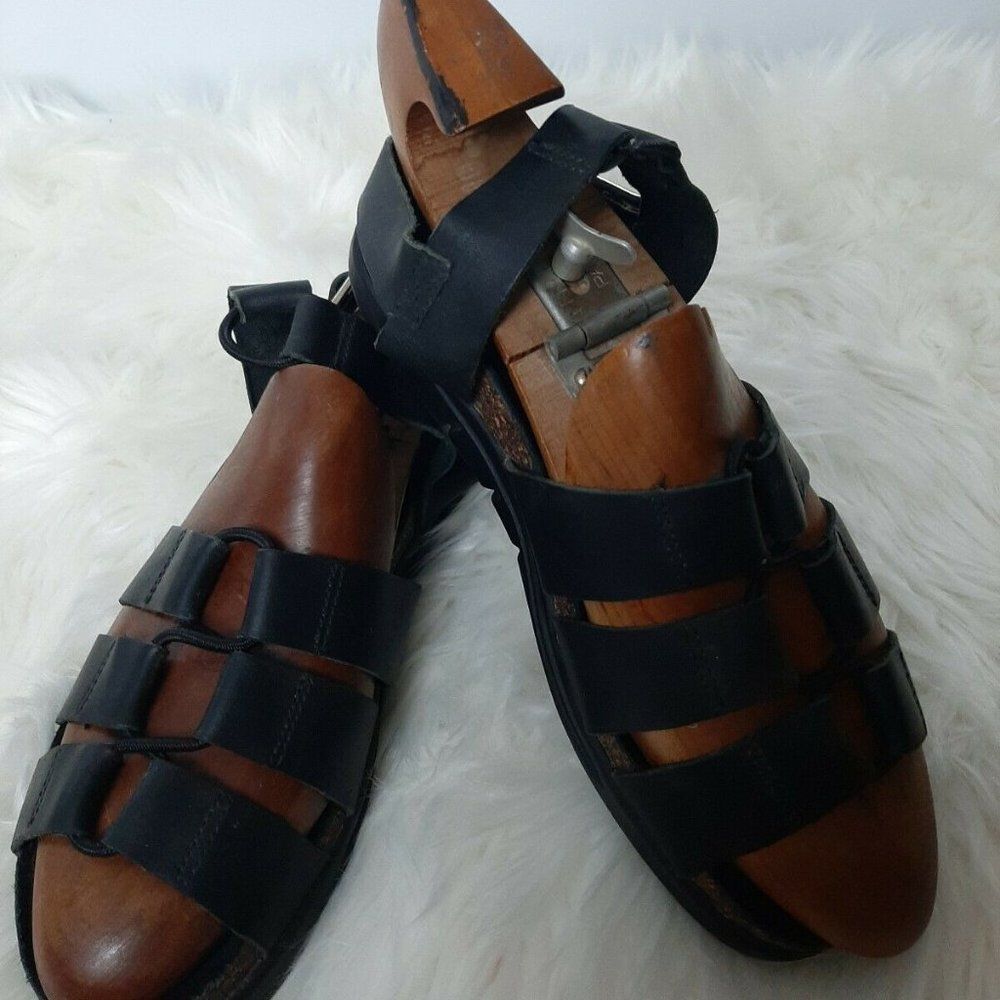 Main Woods Hiking Leather Cork  Casual Sandals 8M